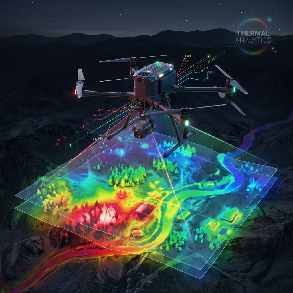 Professional drone visualization